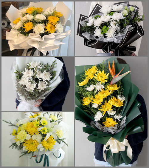 福建三明大田县华兴乡白事花束代送